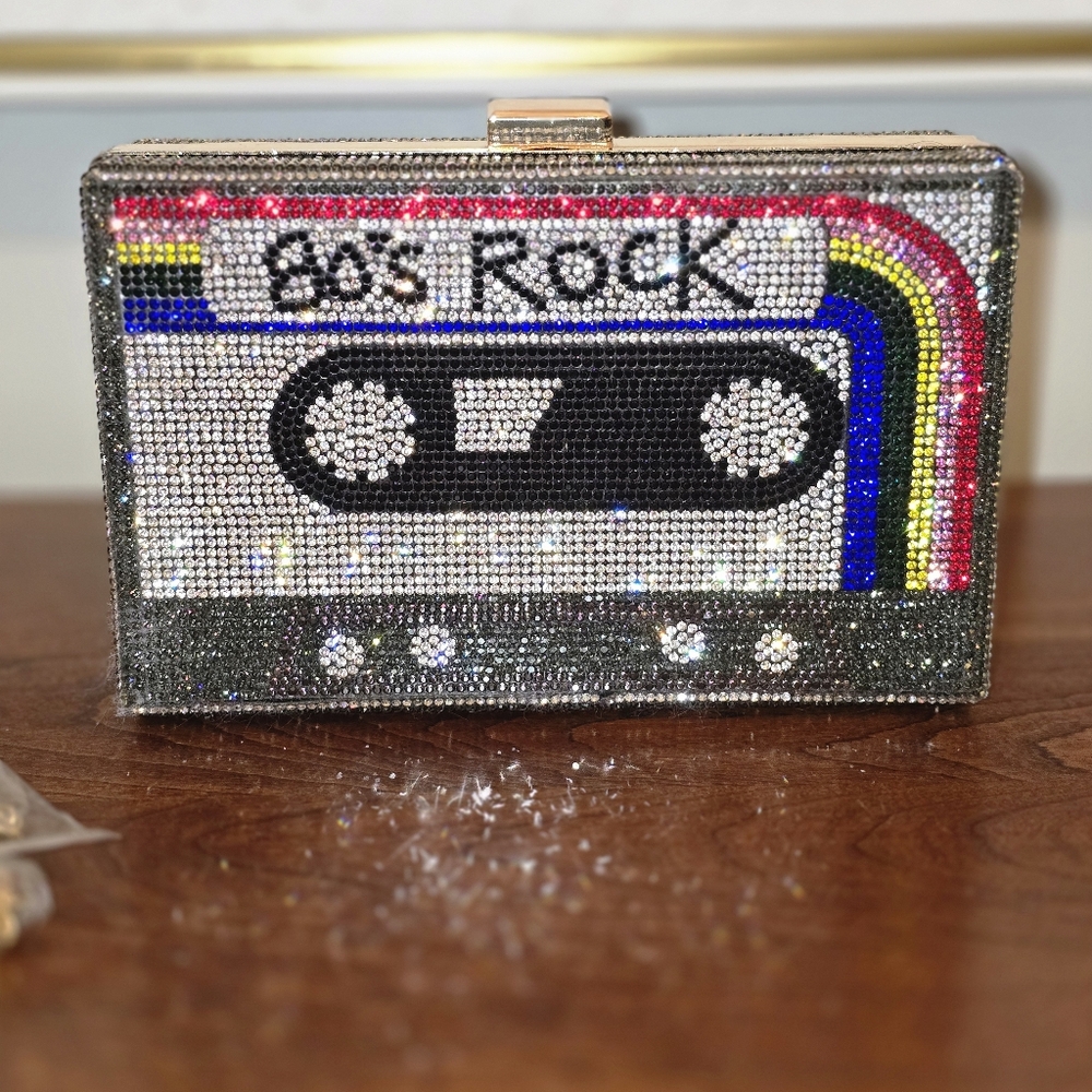 Retro Cassette Tape Clutch